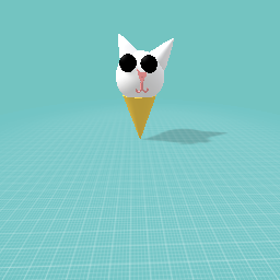 Cute Cat Ice Cream