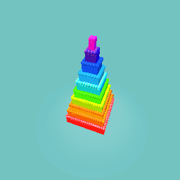 Rainbow pyramid