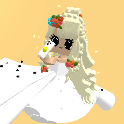 Cute white princess dress