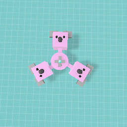 Pink koala spinner