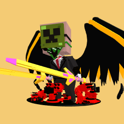 Fox girl with dragon