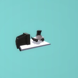 Mr. Car watches TV