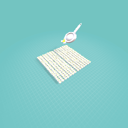 Fried Egg falling into a Million egg halfs