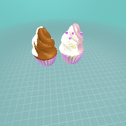 Ice cream cupcakes