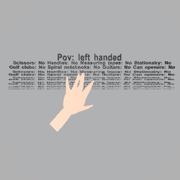 I feel bad for left handed people