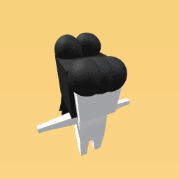 Un hair pieced Chinese hairstyle