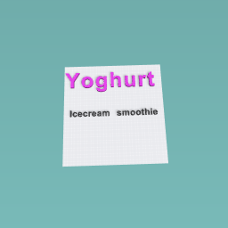 yoghurt