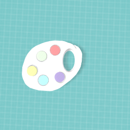 Cute paint pallet