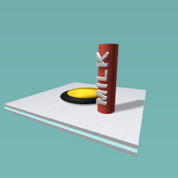 Fried Egg with Milk😋