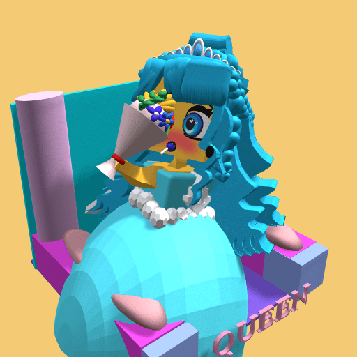 Queen of blue