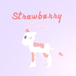 Straw berry cow~