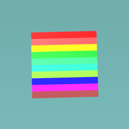 Rainbow wall