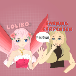 Sabrina Carpenter meets Loliko! (Its for Creator_84 's comp!