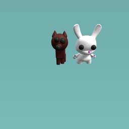 Doggy and bunny