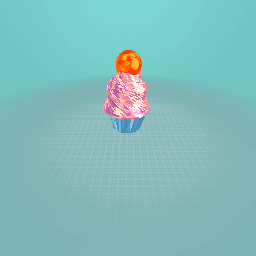 Sparkly icing cupcake