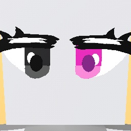 pink&black eyes