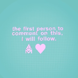 BE THE FIRST PERSON!