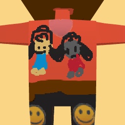 Parappa and evil Parappa set