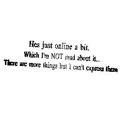 Thats why I feel like I'm getting to be single.