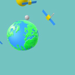 satellites orbiting earth