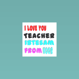 from my favorite teacher iptesam 💝