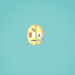 Half mood face