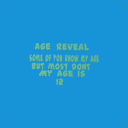 AGE REVEAL