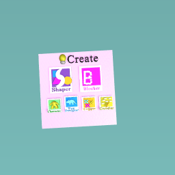 The ‘Create’ section