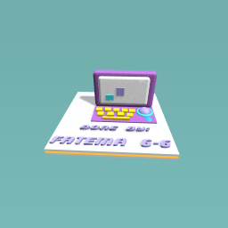 the laptop made by (fatema.k)