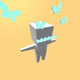 Butterflys and crown