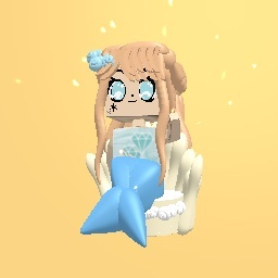 Cute mermaid (made by Princess Sparkles)