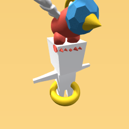 Bird hat angel with buoy