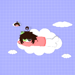 me sleeping on a cloud
