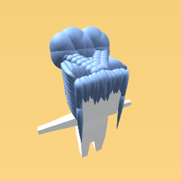 Cross braids with a big bun hairstyle