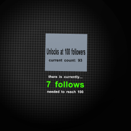 100 followers countdown: 25/2/26