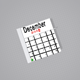 december callender