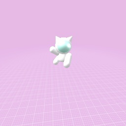 Robo cat emote: hero’s landing