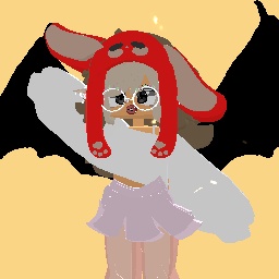 girl with bat wings!