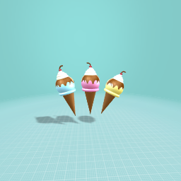 3 ice cream