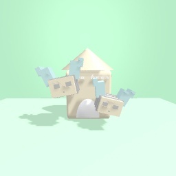 Cute pastel Mincraft bees!