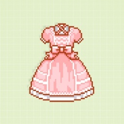 - vintage pink dress -
