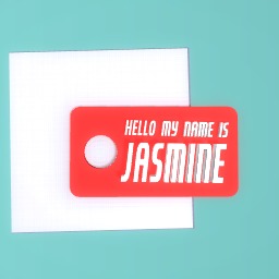 Jasmine name tag