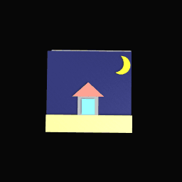 dark night in a city