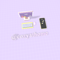 Set of apple things