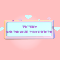 Follow me + read dic