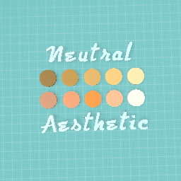 Neutral Aesthetic Colour Palettee