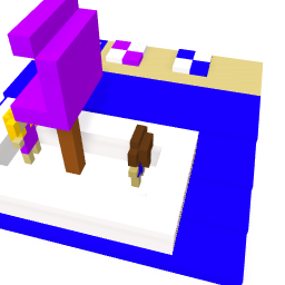 me and my sis on a boat