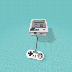 SNES with controller