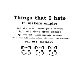 Things that I hate.