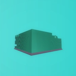 Block of greenish blue